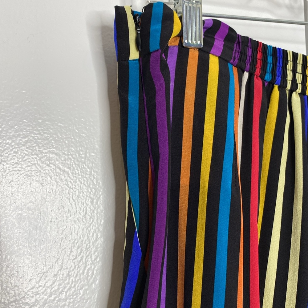 Etro Rainbow Stripe Silk Pants - Picture 8 of 11